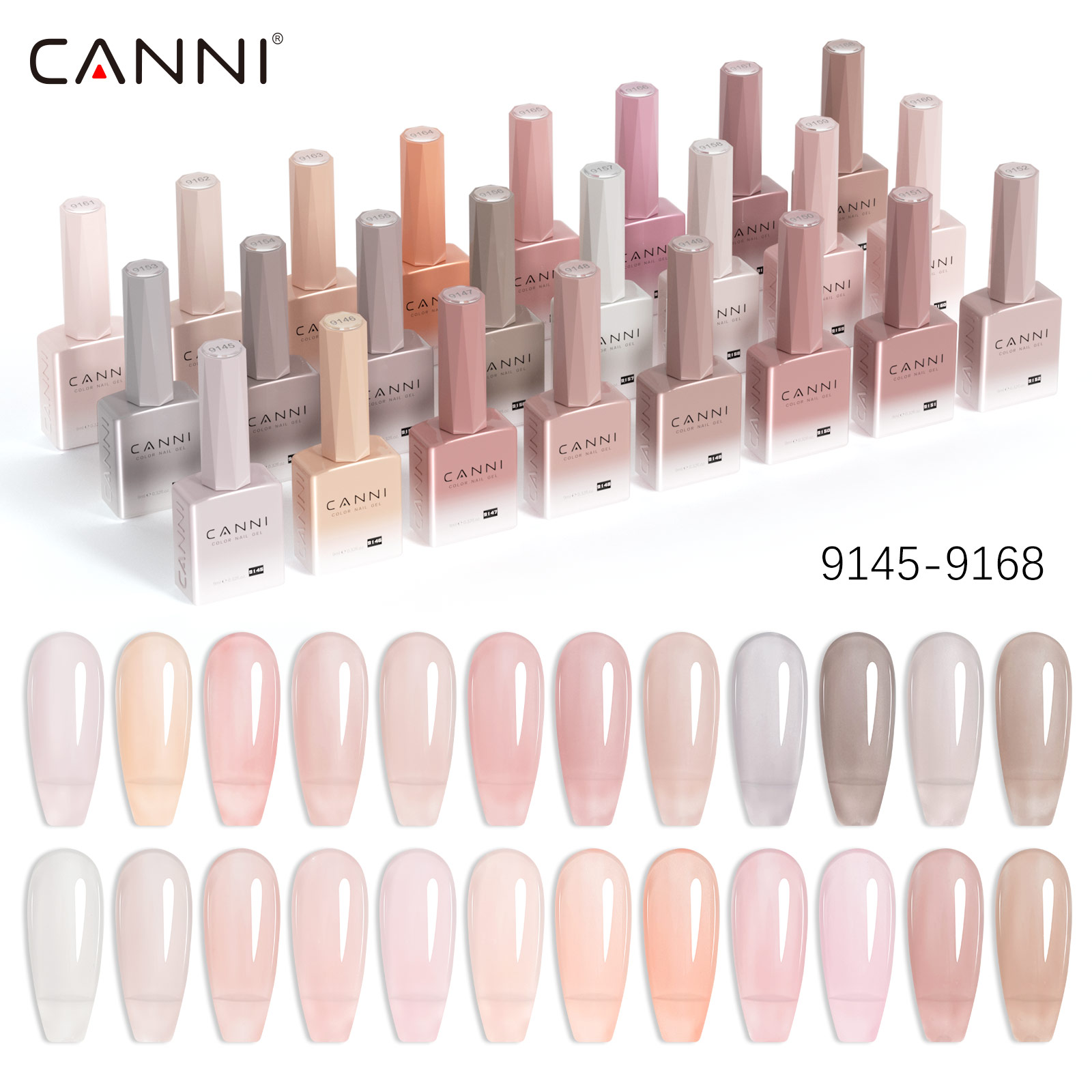 Nail Art One Piece - CC7 CANNI Nail Gel Polish 9ml