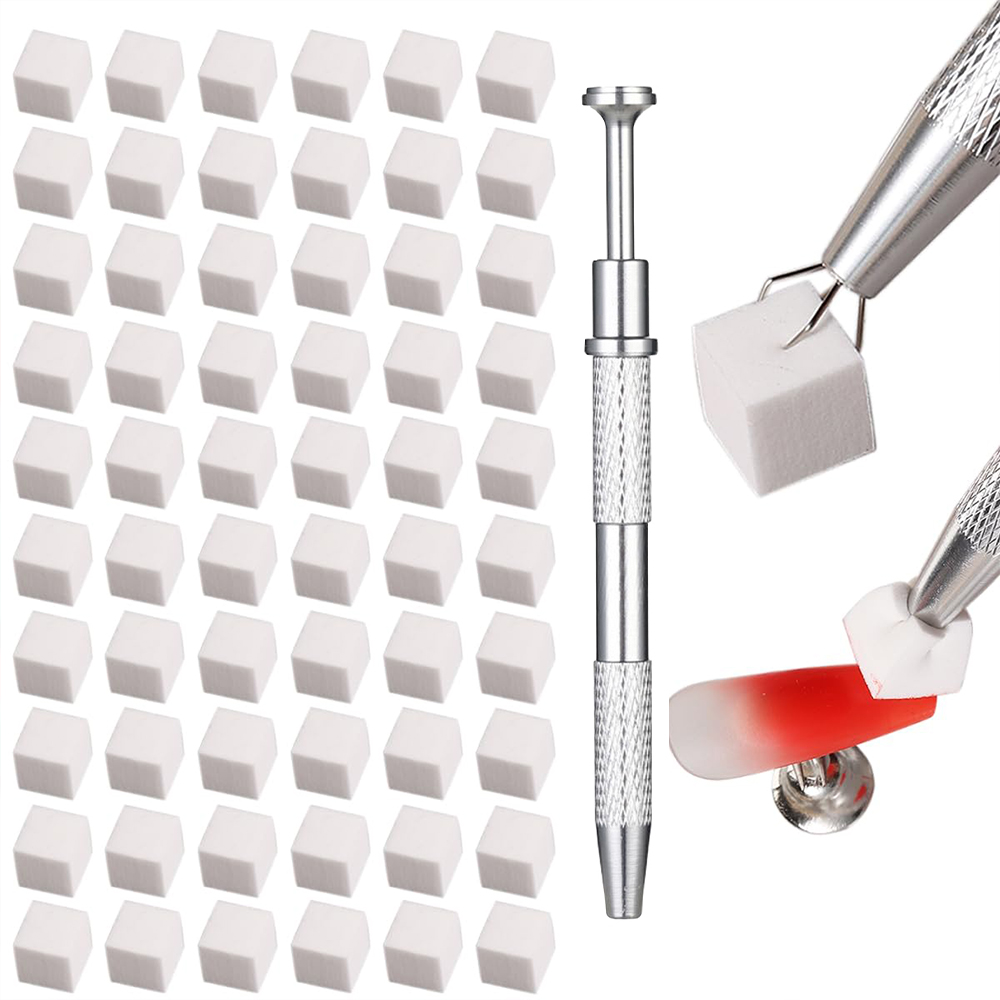 LULAA Nail Art Sponge DIY Grad - Nail Art One Piece ulasan dan harga