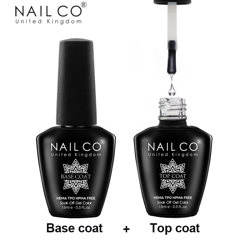 NAILCO 15ml Top Coat And Base  - Nail Art One Piece ulasan dan harga
