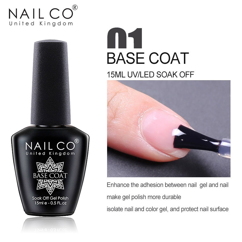 NAILCO 15ml Top Coat And Base  - Nail Art One Piece ulasan dan harga