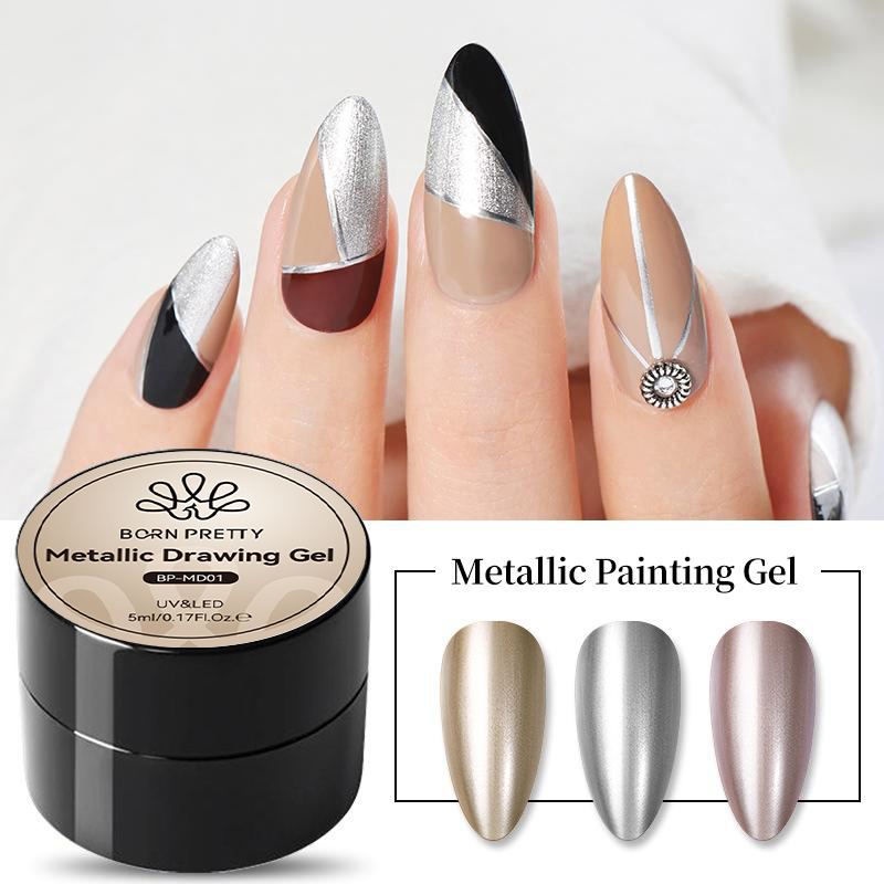 BORN PRETTY 5ML Super Silver M - Nail Art Chrome ulasan dan harga