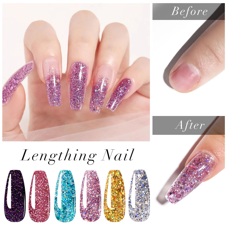 Poly Nail Gel Full Set With 6W - Nail Art Full Design ulasan dan harga