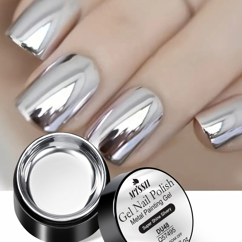 Mttssii 8ml Super Silver Metal - Nail Art Chrome ulasan dan harga