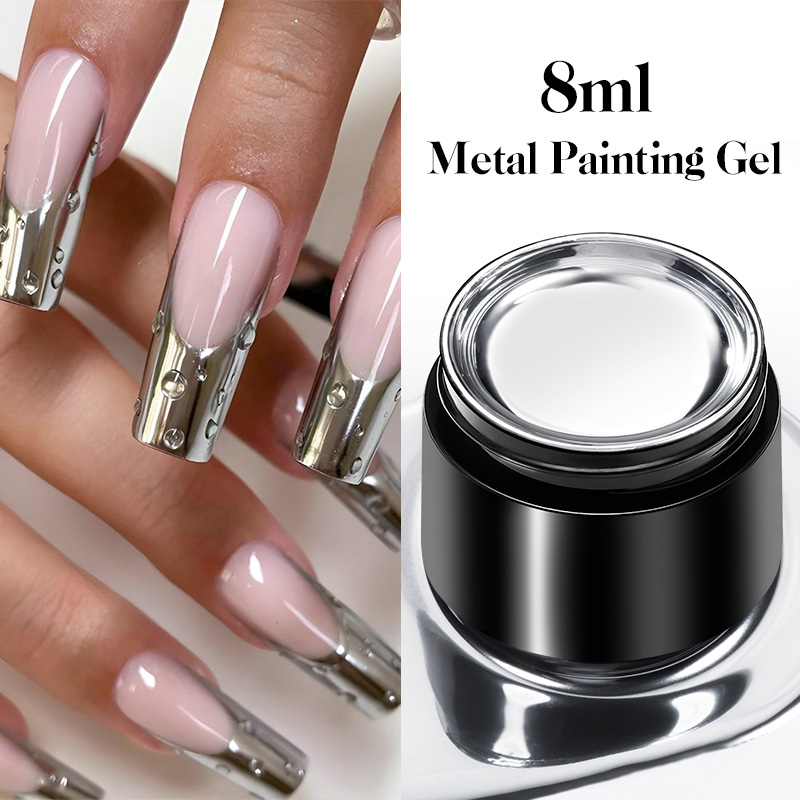 Mttssii 8ml Super Silver Metal - Nail Art Chrome ulasan dan harga