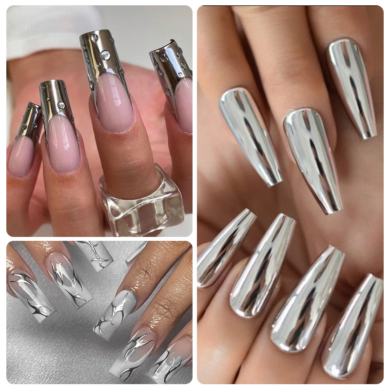 Mttssii 8ml Super Silver Metal - Nail Art Chrome ulasan dan harga