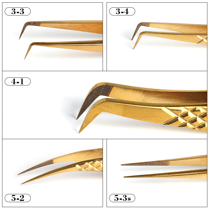 1pc Fiber Tip Tweezers Stainle - Nail Art One Piece ulasan dan harga