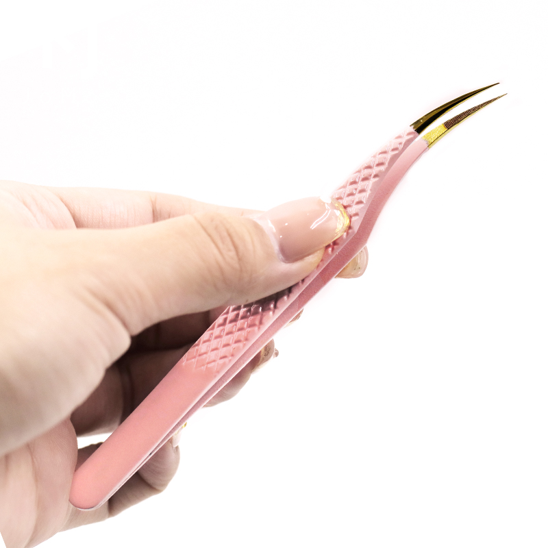 1pc Fiber Tip Tweezers Stainle - Nail Art One Piece ulasan dan harga