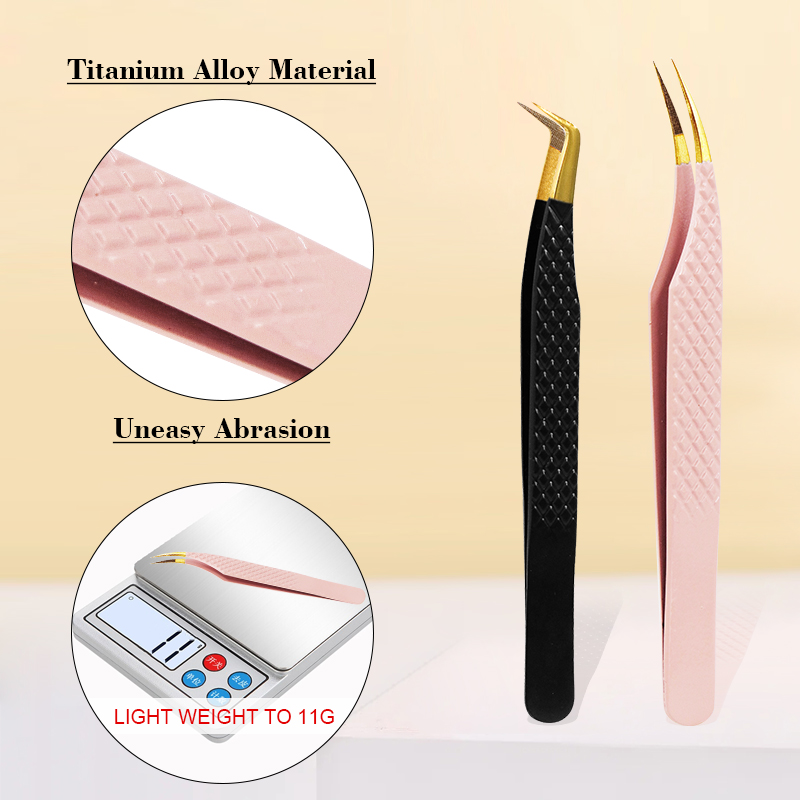 1pc Fiber Tip Tweezers Stainle - Nail Art One Piece ulasan dan harga
