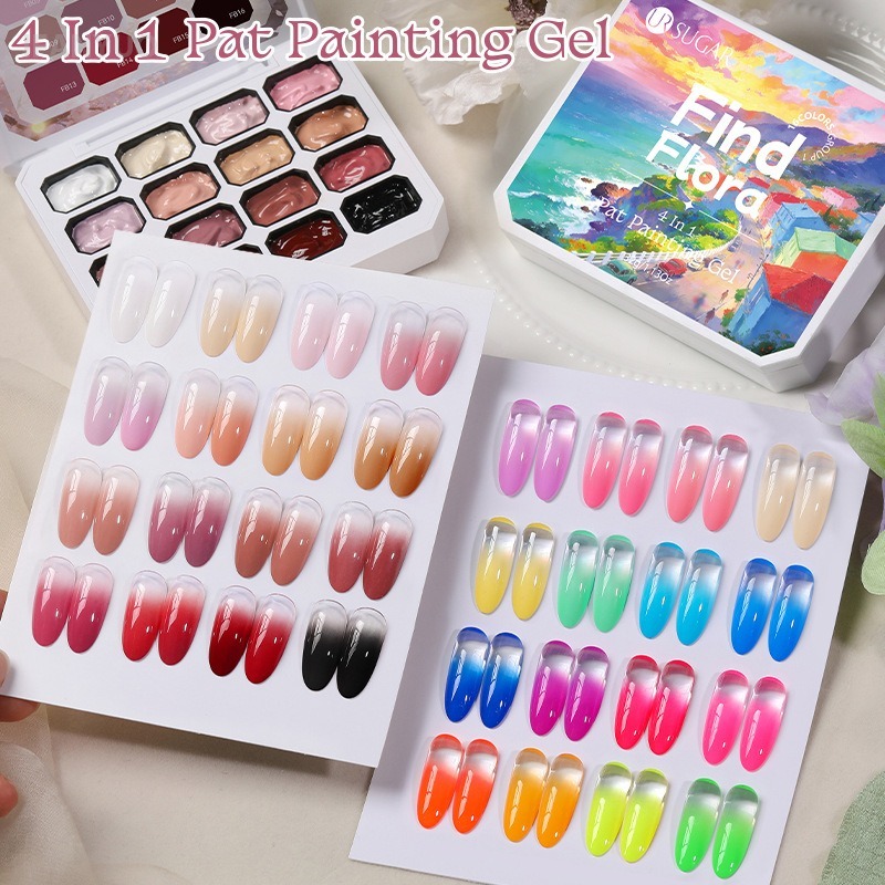 4 in 1 16 Colors Nail Art Pain - Nail Art One Piece ulasan dan harga