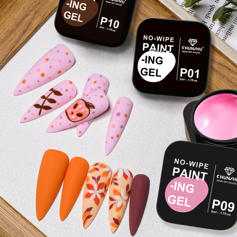 CHUNSHU Painting Gel Semi-soli - Nail Art Full Design ulasan dan harga