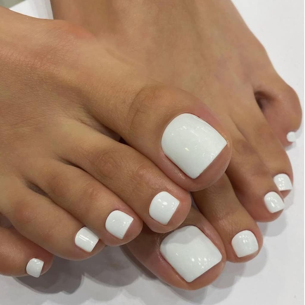 120pcs False Toe Nail Tips 12  - Nail Art Full Design ulasan dan harga