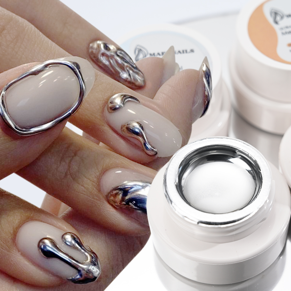 Mirror Metallic Nail Polish Ge - Nail Art Chrome ulasan dan harga