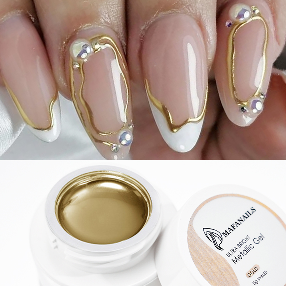 Mirror Metallic Nail Polish Ge - Nail Art Chrome ulasan dan harga