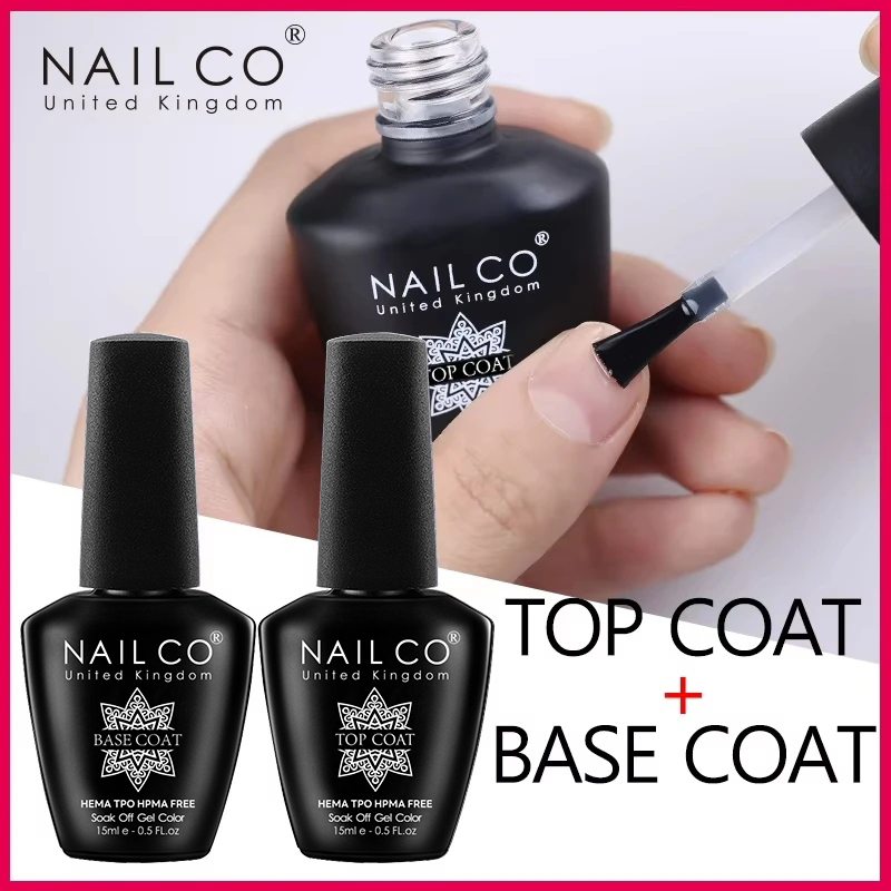 NAILCO Top Coat Base Coat Magi - Nail Art One Piece ulasan dan harga