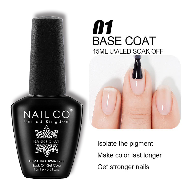 NAILCO Top Coat Base Coat Magi - Nail Art One Piece ulasan dan harga