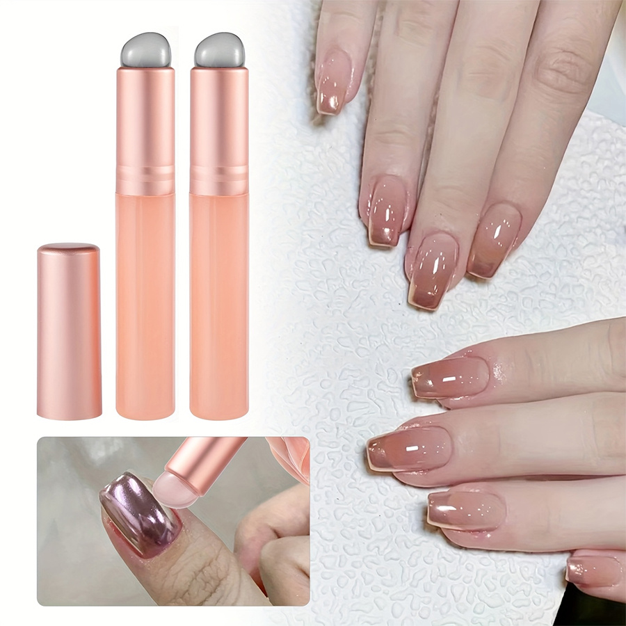 1/2/3pcs Silicone Nail Brush,  - Nail Art Chrome ulasan dan harga