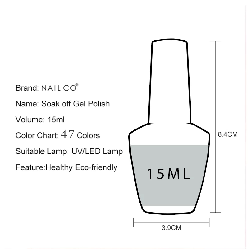 NAILCO 15ml Black White Red Pi - Nail Art One Piece ulasan dan harga