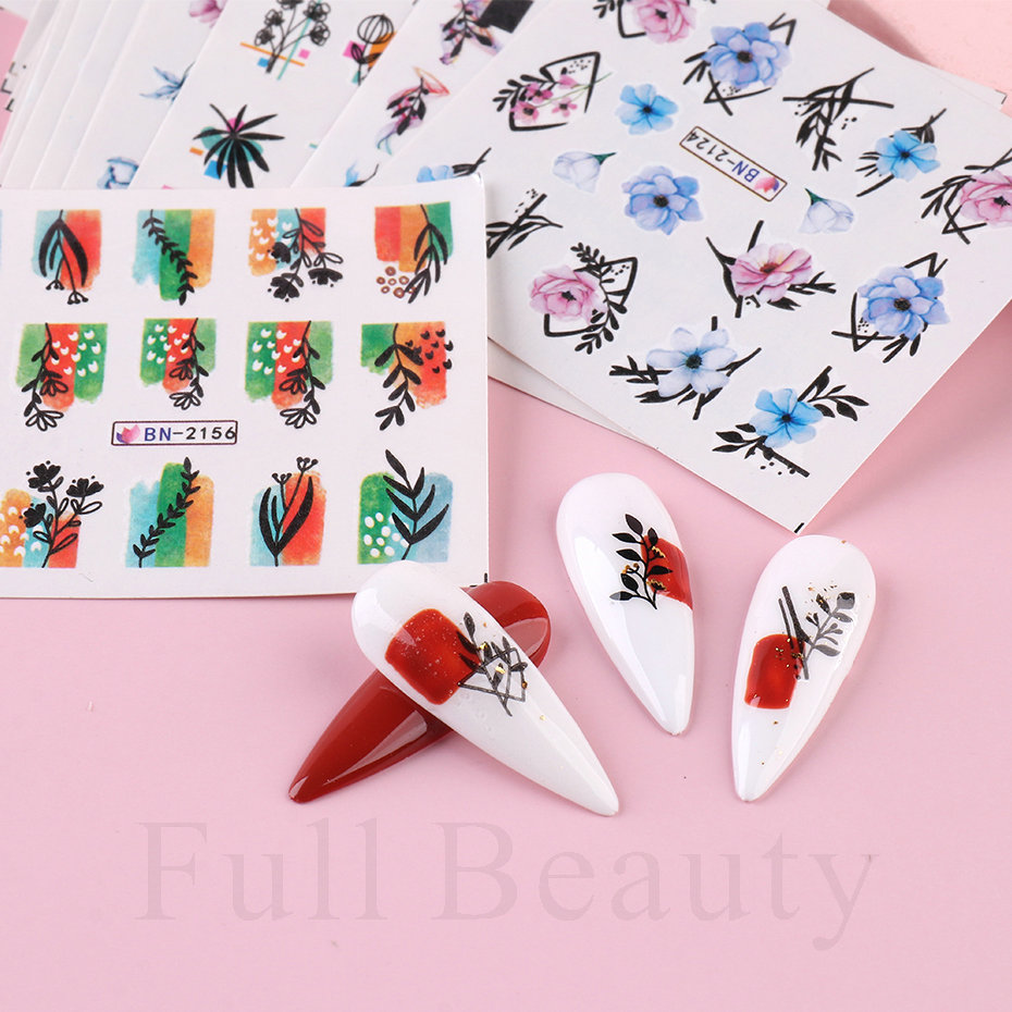 24pcs / Set Spring Summer nail - Nail Art Full Design ulasan dan harga