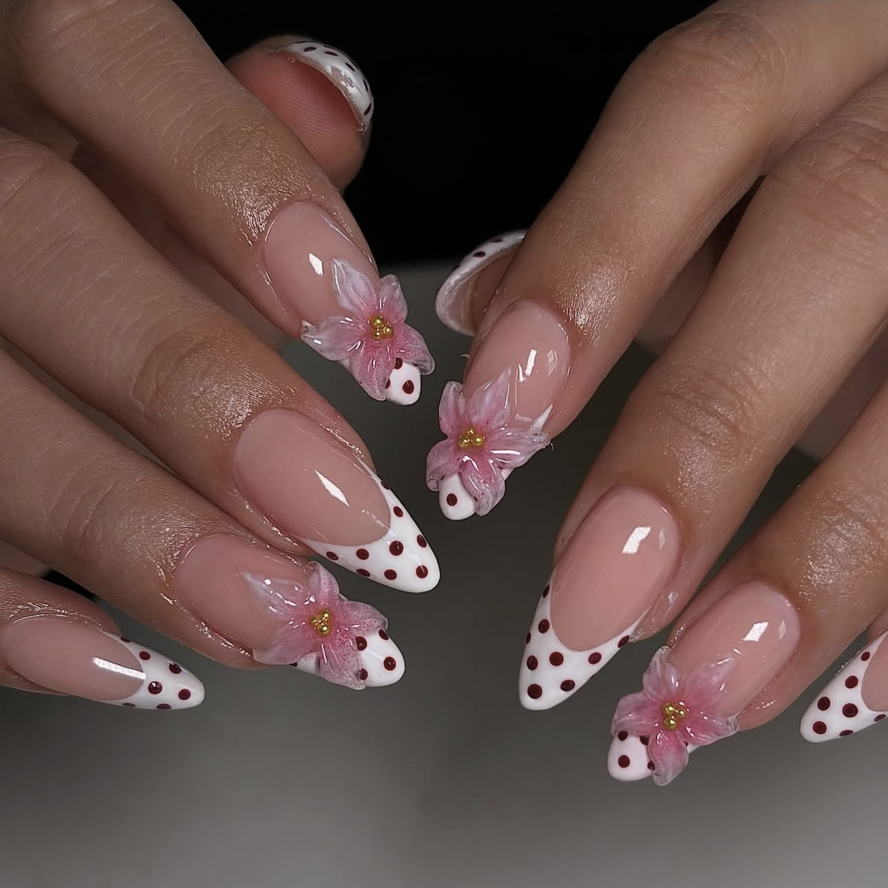 24Pcs French Blush Pink Design - Nail Art Full Design ulasan dan harga