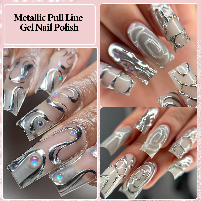 LILYCUTE 5ml Super Bright Meta - Nail Art Chrome ulasan dan harga