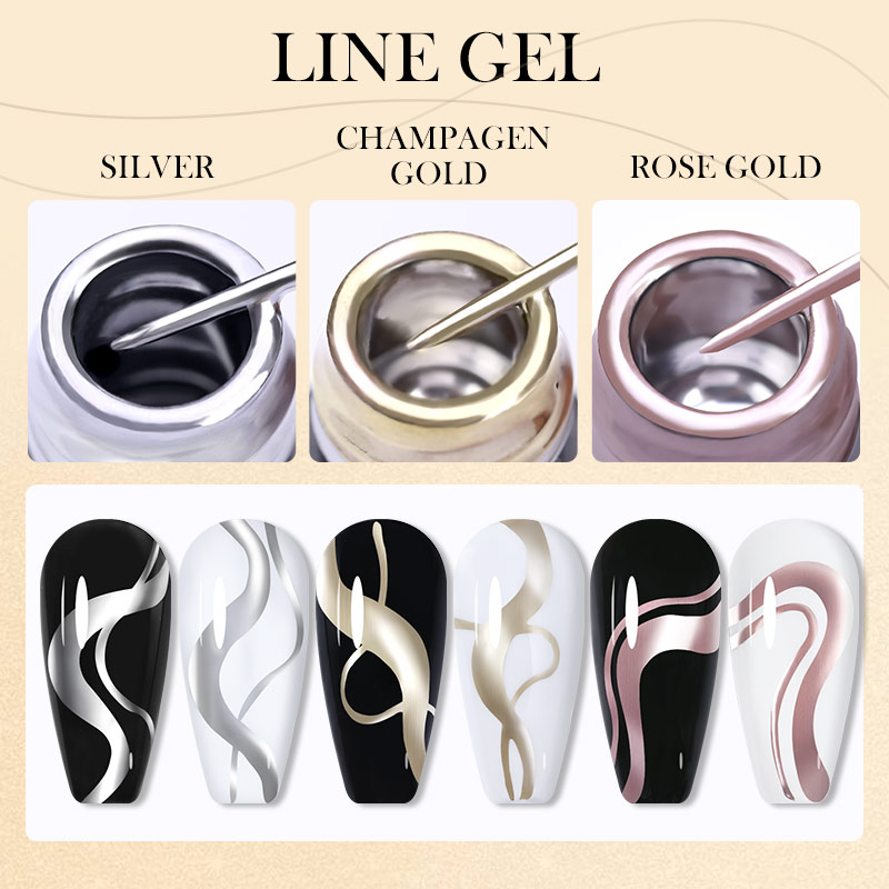 LILYCUTE 5ml Super Bright Meta - Nail Art Chrome ulasan dan harga